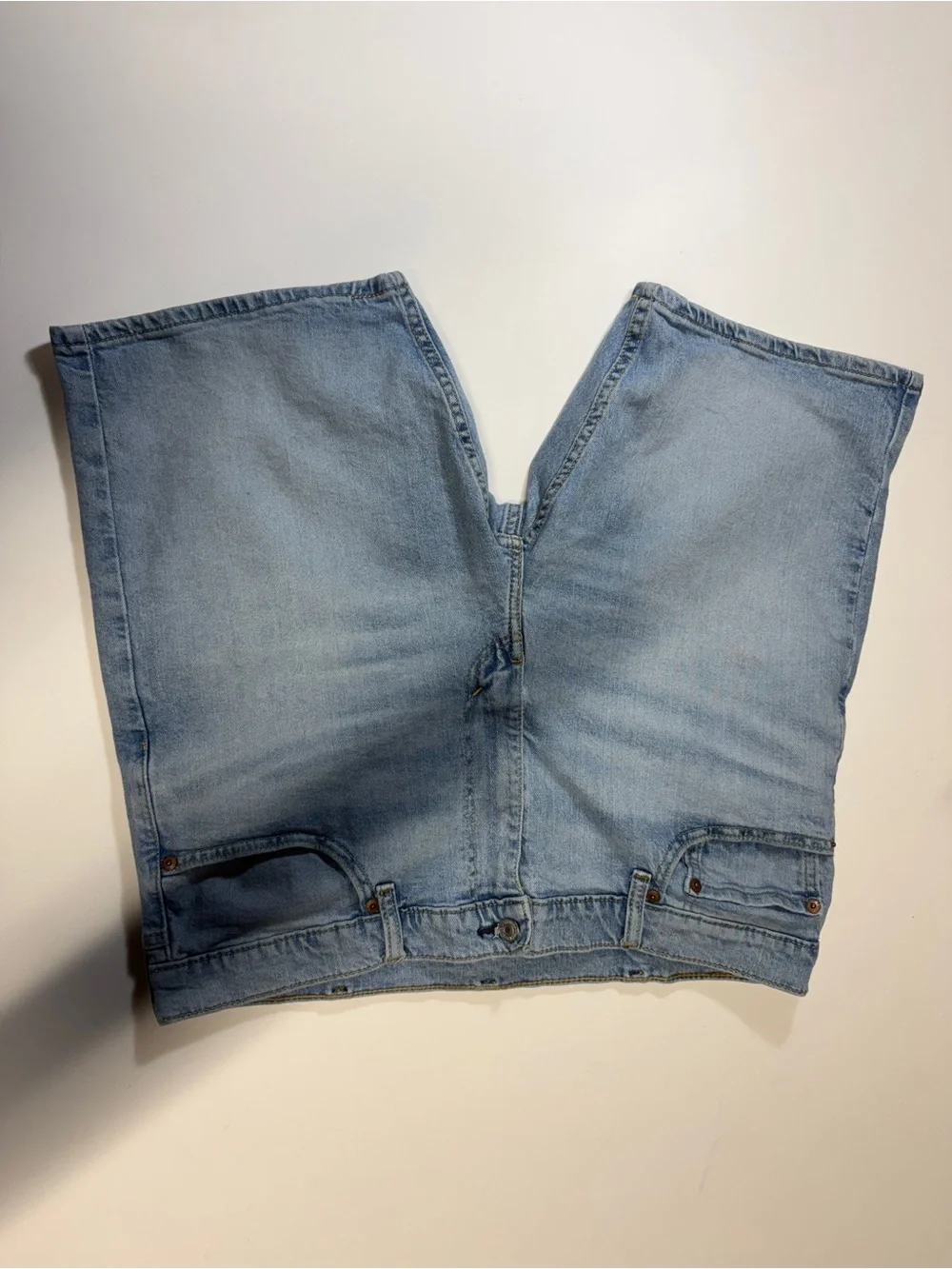 Levi's Light‎ Blue Denim with Contrast Topstitching Shorts